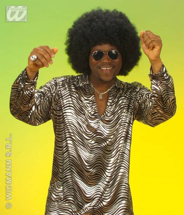 Feestbazaar Disco fever shirt zilver