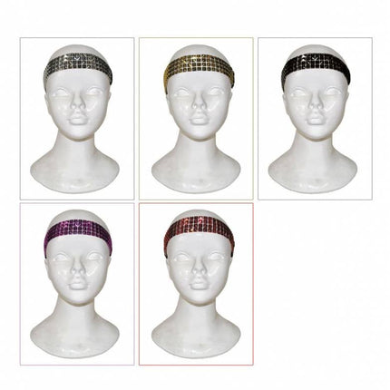 Feestbazaar Disco Haarband diverse kleuren