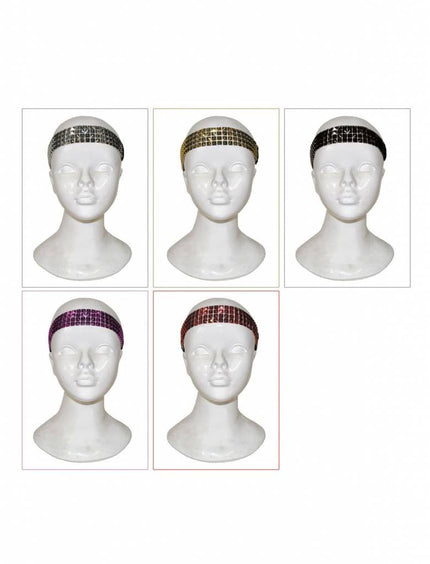 Feestbazaar Disco Haarband diverse kleuren