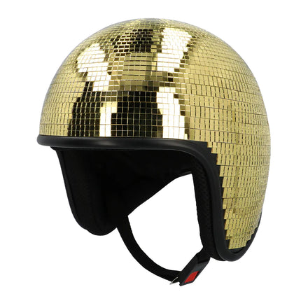Feestbazaar Disco Helm 70s Goud
