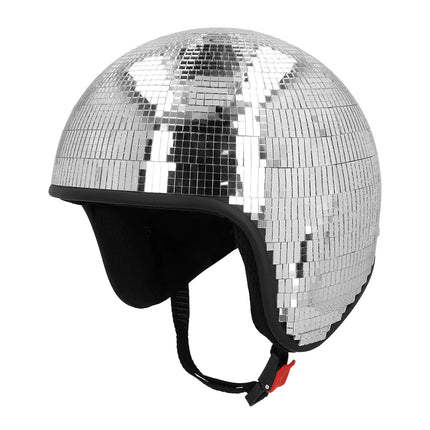 Feestbazaar Disco Helm 70s Zilver