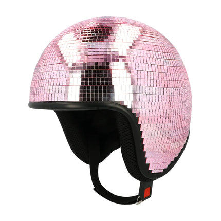 Feestbazaar Disco Helm 80s Roze