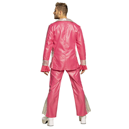 Feestbazaar Disco King Kostuum Heren Roze