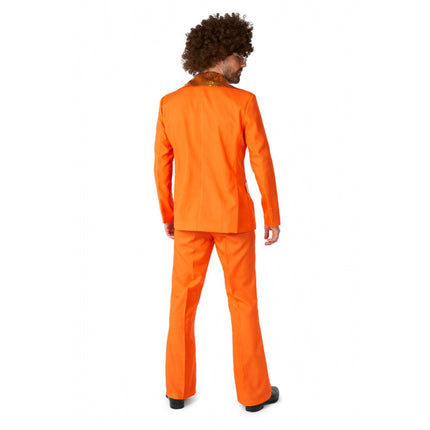 Feestbazaar Disco Pak Oranje Party Suitmeister