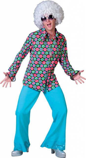 Feestbazaar Disco Polka Bolletjes blouse