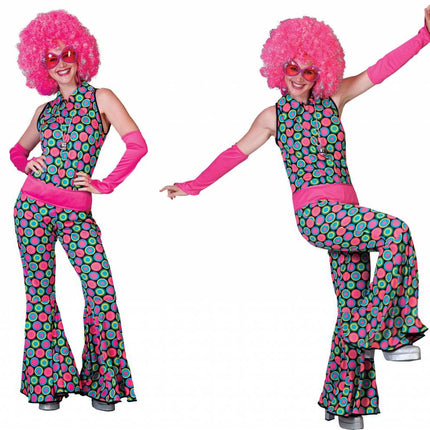 Feestbazaar Disco Polka Dot Jumpsuit