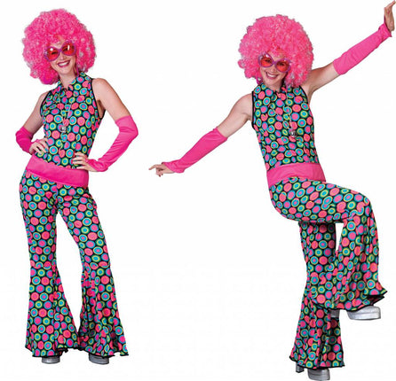 Feestbazaar Disco Polka Dot Jumpsuit