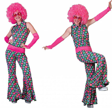 Feestbazaar Disco Polka Dot Jumpsuit