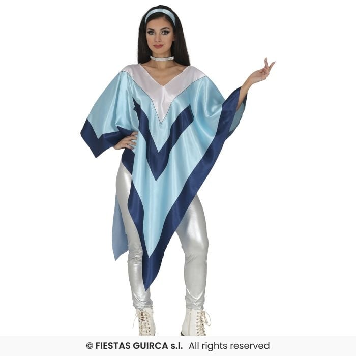 Feestbazaar Disco Poncho Volwassenen