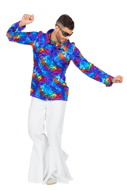 Feestbazaar Disco Shirt Atomic Heren
