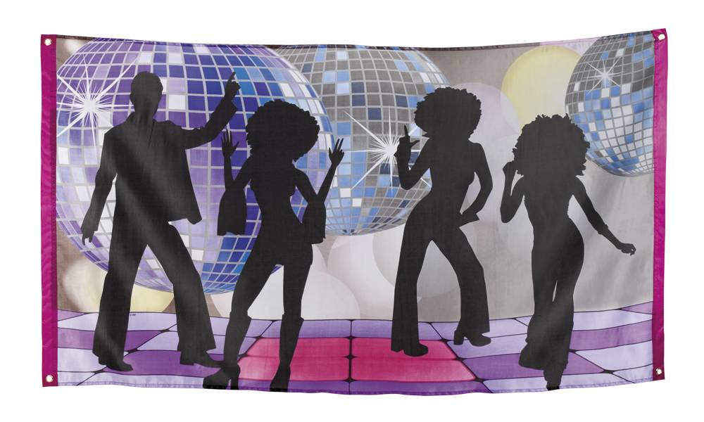 Feestbazaar Disco vlag 150x90cm