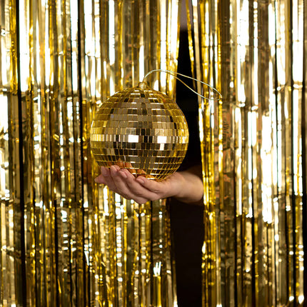 Feestbazaar Discobal Goud (15cm)