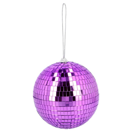 Feestbazaar Discobal Paars (15cm)