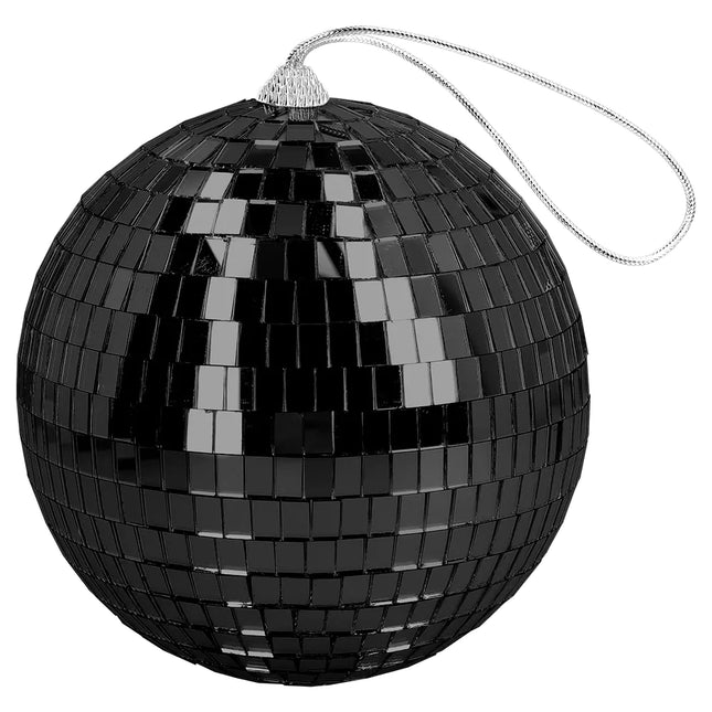 Feestbazaar Discobal Zwart (15cm)