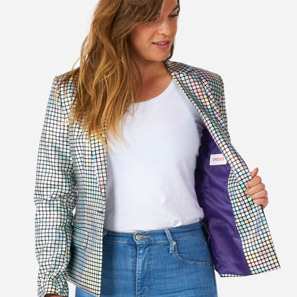 Feestbazaar Discoballer Dames Blazer