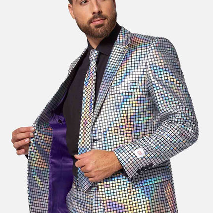 Feestbazaar Discoballer Heren Pak Opposuits