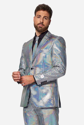 Feestbazaar Discoballer Heren Pak Opposuits