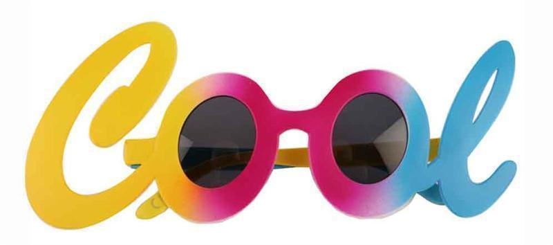 Feestbazaar Discobril Cool regenboog