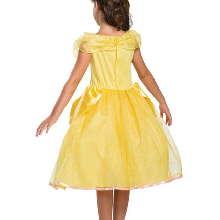 Feestbazaar Disney Jurk Belle Geel Kind Deluxe