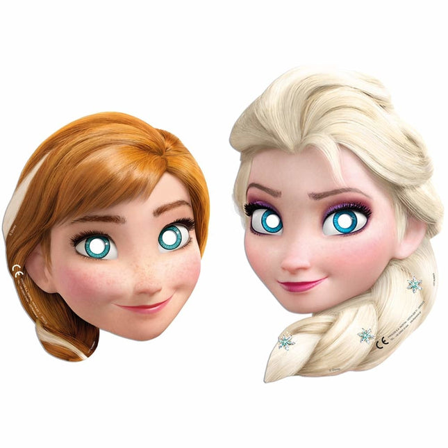 Feestbazaar Disney Masker Frozen (6st)