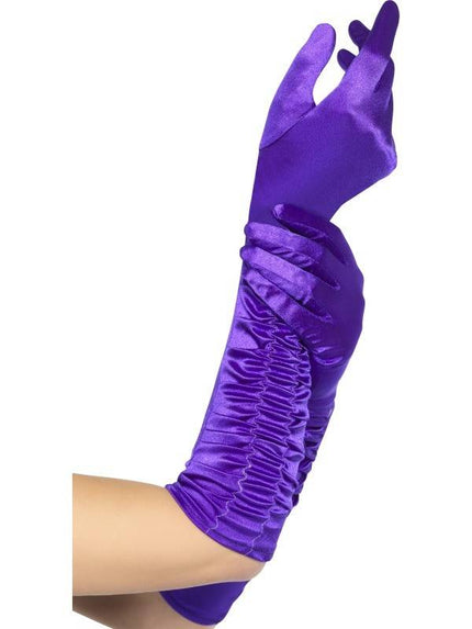 Feestbazaar Diva handschoenen paars