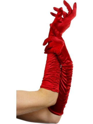 Feestbazaar Diva handschoenen rood