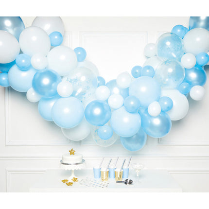 Feestbazaar DIY Ballonnen Set Garland Blue