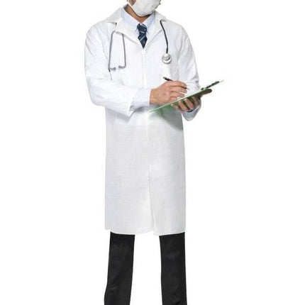 Feestbazaar Doktersjas Carnaval met mondkap
