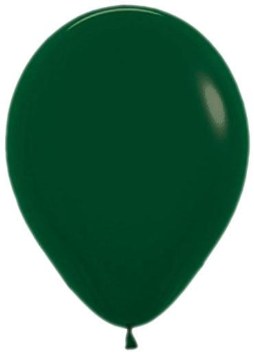 Feestbazaar Donkergroene ballonnen 30cm 12 stuks
