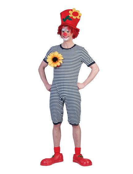 Feestbazaar Dorus Badpak Unisex Blauw/Wit
