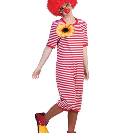 Feestbazaar Dorus Badpak Unisex Rood/Wit
