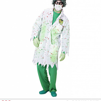 Feestbazaar Dr. Toxic Laboranten outfit