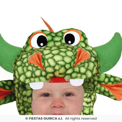 Feestbazaar Draak Kostuum Dreumes Groen