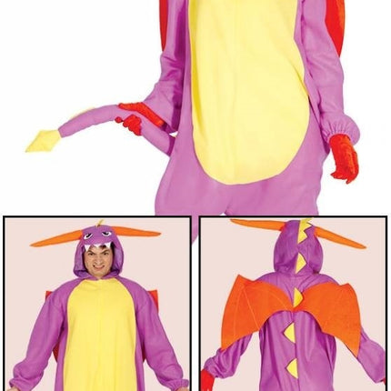 Feestbazaar Draak onesie verkleedpak