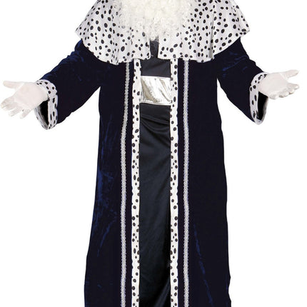 Feestbazaar Drie Koningen Kostuum Caspar Blauw Volwassenen