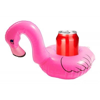 Feestbazaar Drijvende Flamingo drankhouder