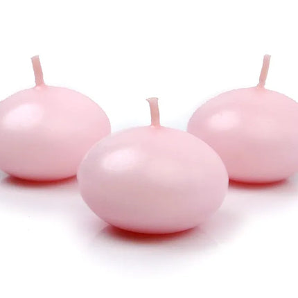 Feestbazaar Drijvende Kaars Mat Roze (50st)