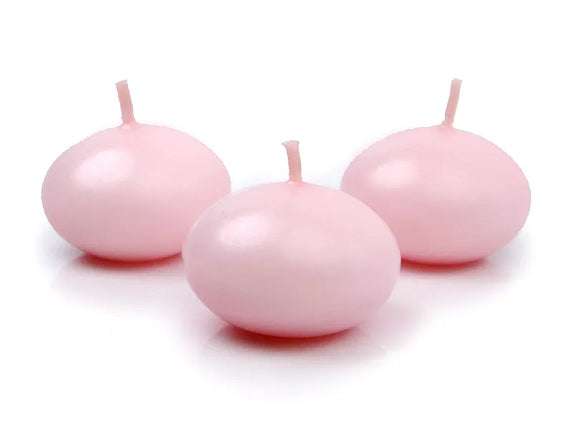 Feestbazaar Drijvende Kaars Mat Roze (50st)