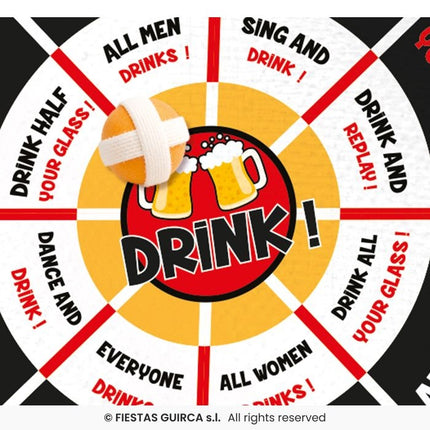 Feestbazaar Drink Dartbord Kostuum Volwassenen