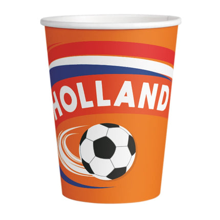 Feestbazaar Drinkbekertjes Oranje Holland (8st)
