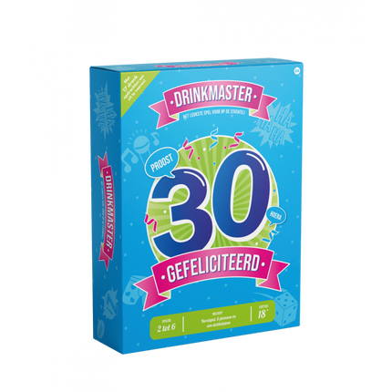 Feestbazaar Drinkmaster Drankspel 30 Jaar
