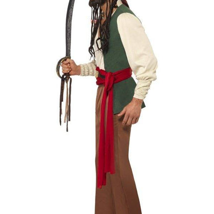 Feestbazaar Dronken Caribische Piratenman