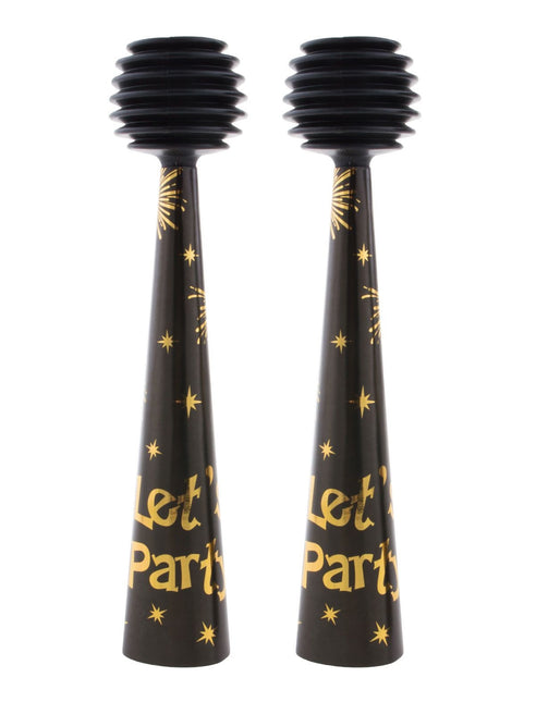 Feestbazaar Druktoeters Let's Party - 2 Stuks