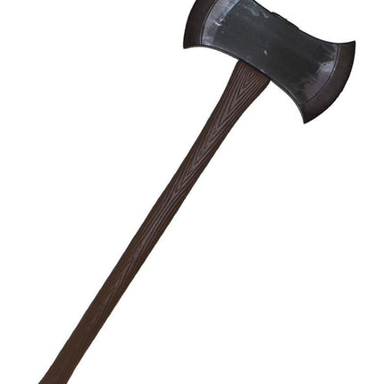 Feestbazaar Dubbelzijdige Bijl Bruin 74cm