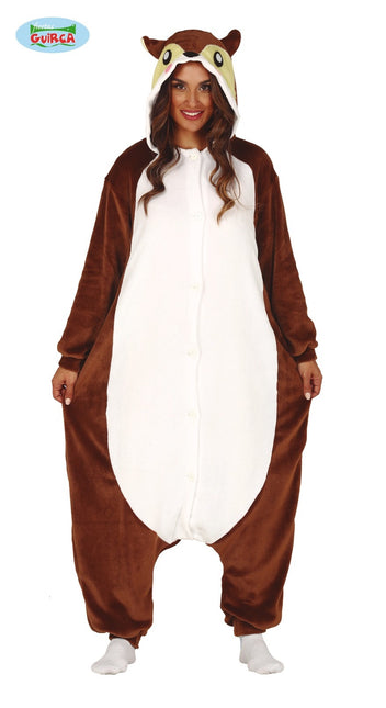Feestbazaar Eekhoorn Onesie Kostuum