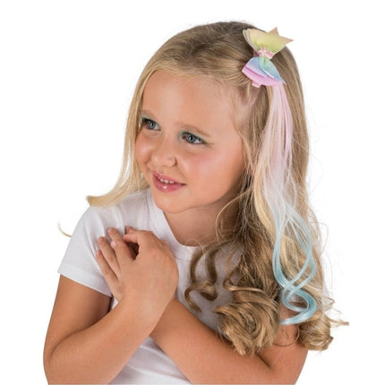 Feestbazaar Eenhoorn Clip Met Blauw/Roze Haar