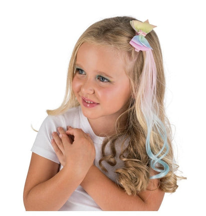 Feestbazaar Eenhoorn Clip Met Blauw/Roze Haar