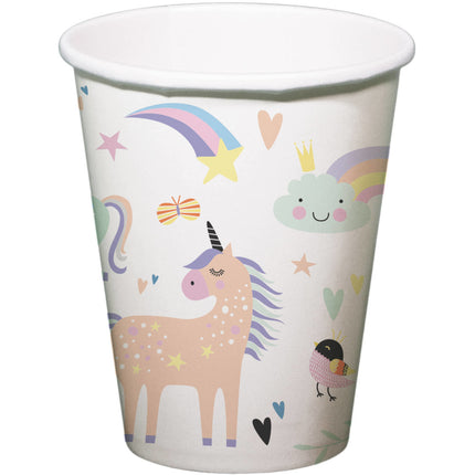 Feestbazaar Eenhoorn Regenboog Bekers Set (6st)