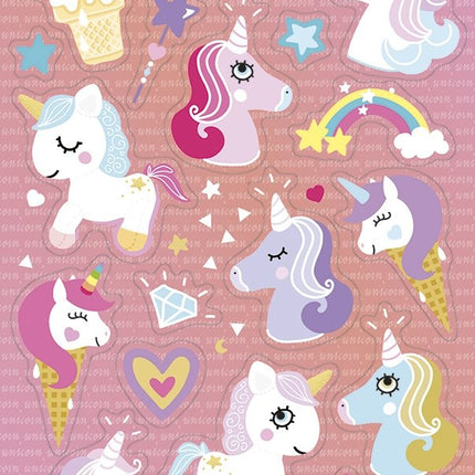 Feestbazaar Eenhoorn Stickervel Fancy