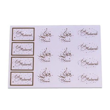 Feestbazaar Eid Mubarak Cadeau Labels (14st)